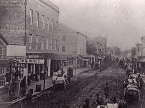 King Street looking west from the upper bend, circa 1870s. John Rhodes photo
