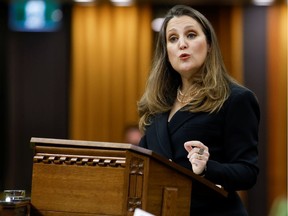 Finance Minister Chrystia Freeland unveiled the federal budget in April. The Metis Nation of Alberta is showing its support for the 2021 Budget.