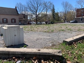 Several properties, such as this one located on the corner of York and Second streets, have remained vacant following the closure of the service stations they once housed. Photo taken on Tuesday April 13, 2021 in Cornwall, Ont. Francis Racine/Cornwall Standard-Freeholder/Postmedia Network
