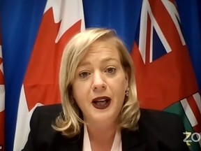 Handout Not For Resale
SDSG MPP Jim McDonell, along with Ontario Minister of Heritage, Sport, Tourism and Culture Industries Lisa MacLeod (pictured) took part in a virtual meeting hosted by the United Counties of SDG on Wednesday, April 28, 2021.