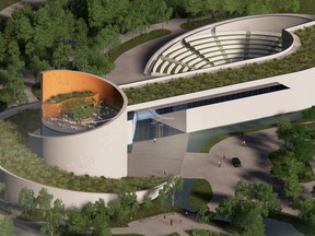 An artistic rendering of the Métis Cultural Centre produced by the Casman Group of Companies, distributed to media on March 23, 2021. Supplied Image/McMurray Metis