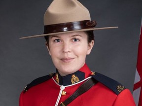 Cst. Stephanie Holland, newly arrived from DEPOT, is Hanna RCMP's newest detachment member. Photo courtesy of Holland