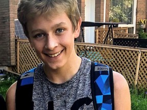 Kingston Police are searching for Cayden Teeple, 13, who was last seen at home on March 29.