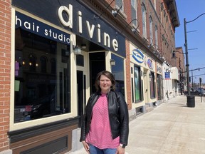 Michelle Edgar, owner of Divine Hair Studio and Boutique in Napanee, is questioning the Ontario government's decision to close hair salons yet again, during the province's third shutdown.