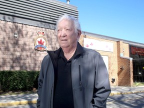 Allan Jones, president of Royal Canadian Legion Branch 560 on Montreal Street in Kingston, on Monday.