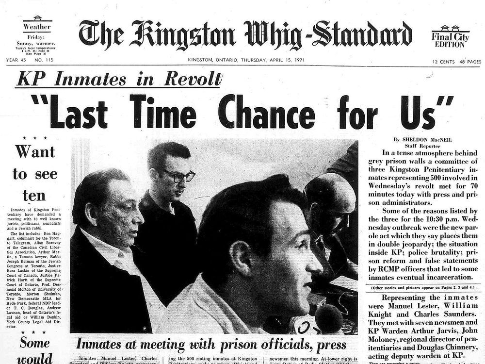 Kingston Penitentiary Riot 50th Anniversary scrapbook Ontario Farmer