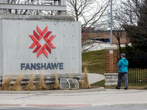 Fanshawe College will again switch from an in-person graduation ceremony to a virual spring convocation because of the ongoing COVID-19 pandemic. Derek Ruttan/File photo