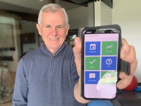 A smartphone app that relies on a points system to help those recovering from brain injuries has been a revelation for St. Marys' businessman Rob Staffen, whose family's foundation has co-funded the St. Joseph's Hospital project.