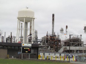 The Shell Manufacturing Centre near Corunna is shown in this file photo.