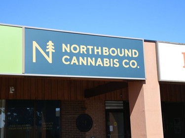 Northbound Cannabis Co. will be opening their doors at the Cedar Pointe Plaza in Sudbury, Ont. on Saturday, April 3, 2021. John Lappa/Sudbury Star/Postmedia Network