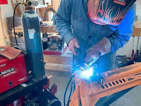 MIG welding is like hot melt glue for metal. This simple welding process is inexpensive to get into and provides lots of creative opportunities. Robert Maxwell