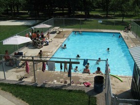 The swimming pool at the Warwick Conservation Area in Watford. Handout/Sarnia This Week