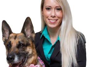 Sarnia realtor Courtney Levert (shown with her dog Lucy) will be host to the fourth annual Feed the Furbabies fundraiser, though this year funds raised will go towards bringing dogs-in-need from northern Ontario to Sarnia-Lambton. Handout/Sarnia This Week