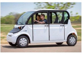 This photo, included in a Lambton Shores municipal staff report on low-speed vehicles, shows a GEM e4, which is made by Polaris.