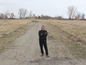 Realtor Peter Allaer, owner of Riversite Realty, says the Bruinsma subdivision in Wallaceburg, which hasn't seen any home construction in several years, could have construction begin on new homes as soon as the summer if the land's owner would take action. Wallaceburg is missing out on the residential building boom in Chatham-Kent as well as across the province, because there is no land currently available to construct new subdivisions. Ellwood Shreve/Postmedia Network