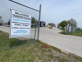 The Wallaceburg transfer station has dropped Mondays from its schedule because of staffing shortages, according to the Municipality of Chatham-Kent. Peter Epp/Postmedia Network