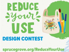 The City of Spruce Grove is holding a design contest for youth ages 13 and under to help raise awareness about a new environmental bylaw that takes effect Jan. 1, 2022. Submissions for the contest must be received by May 9.
