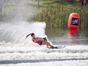 Jaimee Bull races in the Swiss Pro Slalom Event in Clermont, Fla., last weekend.
Photo courtesy of John Mommer Photography
