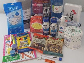 The emergency kits East Parry Sound Community Support Services put together are worth about $100 each.  The kits were assembled using unspent money from the CSS budget that was reallocated to help vulnerable seniors during the pandemic.
Leslie Price Photo