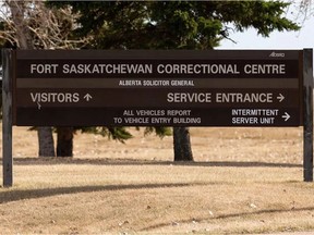 The Fort Saskatchewan Correctional Centre, pictured on April 21, 2021. Photo by Ian Kucerak / Postmedia.