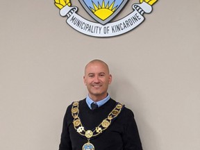 Gerry Glover - Mayor of Kincardine. SUBMITTED