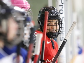 Sudbury native and highly decorated Team Canada player Rebecca Johnston scrimmaged with hockey players from the Sudbury and District Girls Hockey Association at the Gerry McCrory Countryside Sports Complex in Sudbury, Ont. on Monday, December 23, 2019.