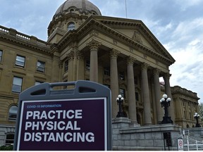 On Wednesday, May 12, Speaker Nathan Cooper announced the Alberta legislature will remain closed until May 25 at 10 a.m. because of "ongoing health concerns arising from the pandemic." On Thursday, the province reported 1,558 new cases. There were 722 people in hospital, including 177 in ICU.
Postmedia File