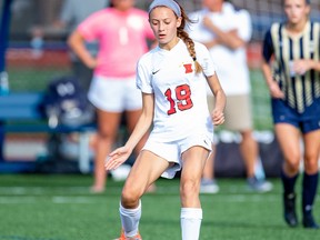 Soccer standout Izzy DeStefano has made a strong comeback from two knee surgeries.