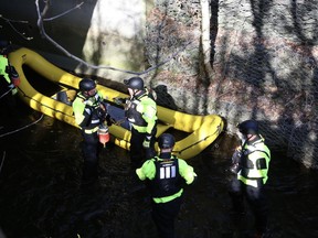 Greater Sudbury Fire Services and paramedics gathered for a potential water rescue at Hnatyshyn Park on Friday morning. Rescuers were looking for two children, but they were later found with a family member.