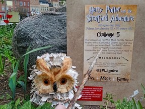 The Stratford Public Library is set to launch a magical and pandemic-friendly adventure aimed at getting local teens and families out of the house to find and complete Harry Potter themed challenges posted in the front windows of businesses throughout downtown Stratford. (Submitted photo)