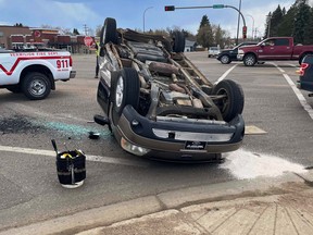 A collision occurred on May 13 at the intersection of Highway 41 and College Drive. Photo submitted