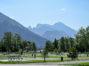 Waterton Townsite Campground following Federal Infrastructure Investment program improvements.