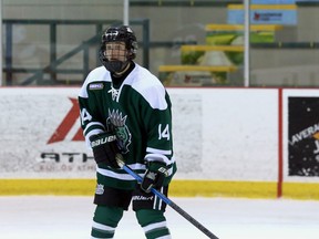 Sherwood Park Kings forward Tyler Kutschinski will be headed east come the fall to join the SJHL’s Humboldt Broncos. Photo courtesy Target Photography