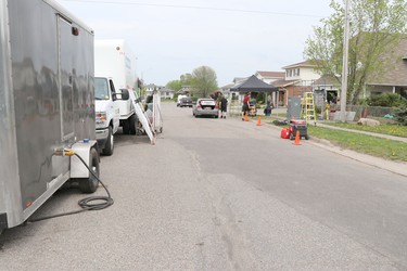 Filming of A Christmas Letter in Sault Ste. Marie, Ont., on Thursday, May 20, 2021. (BRIAN KELLY/THE SAULT STAR/POSTMEDIA NETWORK)