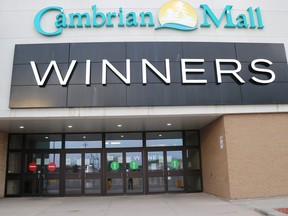 Cambrian Mall in Sault Ste. Marie, Ont., on Thursday, May 22, 2021. (BRIAN KELLY/THE SAULT STAR/POSTMEDIA NETWORK)
