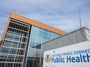 Officials at Hastings Prince Edward Public Health recorded four new cases and 36 active cases of COVID-19 in the region Tuesday. POSTMEDIA