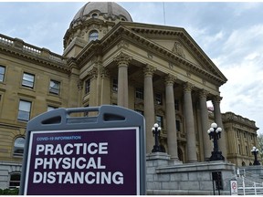 There were 14 bills on the Alberta legislature order paper when the spring sitting resumed on Tuesday, May 25, 2021. It is scheduled to wrap June 17. Postmedia File