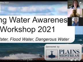 A screenshot for the St. Clair Region Conservation Authority’s virtual Water Awareness program. Handout/Sarnia This Week