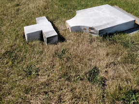 Vandals struck the Clandonald Catholic Cemetery sometime between May 21-25. Anyone with information on this crime are asked to contact Vermilion RCMP.