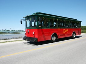 The SS Trolley will remain parked this summer season due to COVID-19 health and safety concerns. [Saugeen Shores Chamber of Commerce]