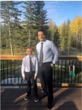 Brenan Jones and his son Nate in a recent handout. Brenan Jones is joining the Grande Peace Athletic Club as the head coach of the U13 AA Storm.