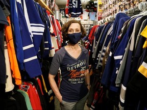 JJ Sports & Collectibles co-owner Lisa Lucio says the Digital Main Street grant program has helped the store build a successful website for online sales during the COVID-19 pandemic. Photo taken in Blenheim, Ont., on Monday, May 17, 2021. Mark Malone/Chatham Daily News/Postmedia Network