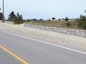 South Bruce Peninsula Mayor Janice Jackson provided this rendering of a retaining wall proposed for part of Lakeshore Blvd.