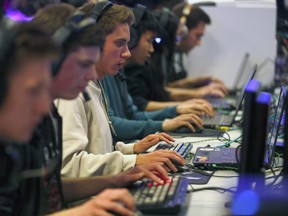 Gamers were in their relm during the first Calgary eSports League event at Telus Spark in Calgary on Tuesday January 15, 2019. Darren Makowichuk/Postmedia