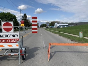 Police have closed a stretch of Park Avenue West after being notifed of a "suspicious package." An OPP bomb squad has been called in to assist. (ELLWOOD SHREVE/Chatham Daily News)