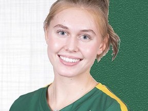 Sherwood Park’s Abigail Weiss has been waiting patiently to officially make her debut with the University of Alberta Pandas women’s volleyball team. Photo supplied