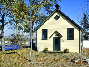 The Visitor Information Centre is located along Highway 2 north, in the MacEwan School House.