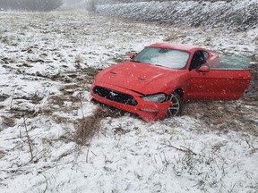 A 32-year-old Calgary resident has been charged by the Ontario Provincial Police with dangerous operation of a motor vehicle and flight from police, Friday. Ontario Provincial Police Photo