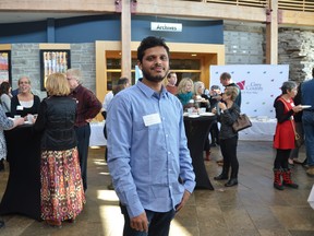 Rajibul Islam, at newcomer event at Grey Roots in 2018. He came directly from Bangladesh to Owen Sound. The masters in business administration grad arrived in Canada under an express-entry program because of his skills, then took a part-time job here at McDonalds. (Scott Dunn/The Sun Times/Postmedia Network)