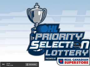 OHL draft lottery stream